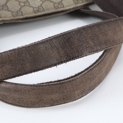 Gucci GG Supreme Leather Tote Shoulder Business Document Brown — view 8