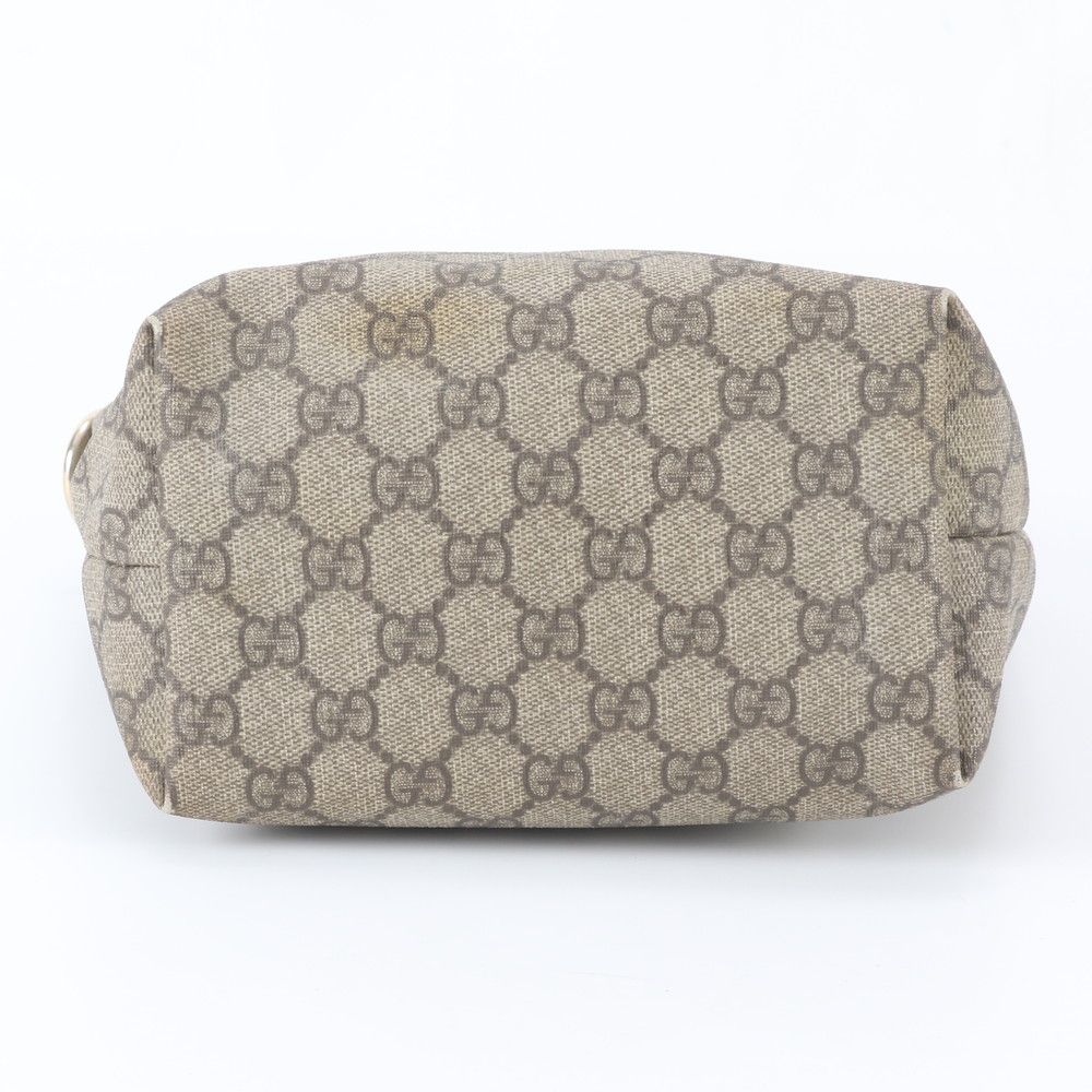 Gucci GG Supreme Leather Hand Mini Tote Brown — view 6