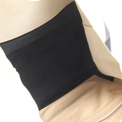 Celine Cabas Horizontal Bicolor Leather Tote Shoulder Hand — view 8