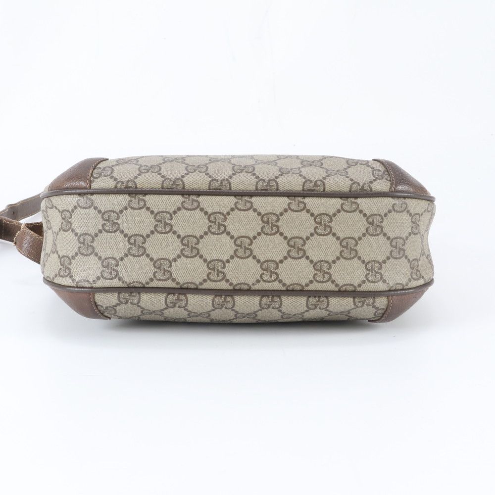 Gucci Vintage GG Supreme Leather Shoulder Bag Crossbody Hand Tote — view 6