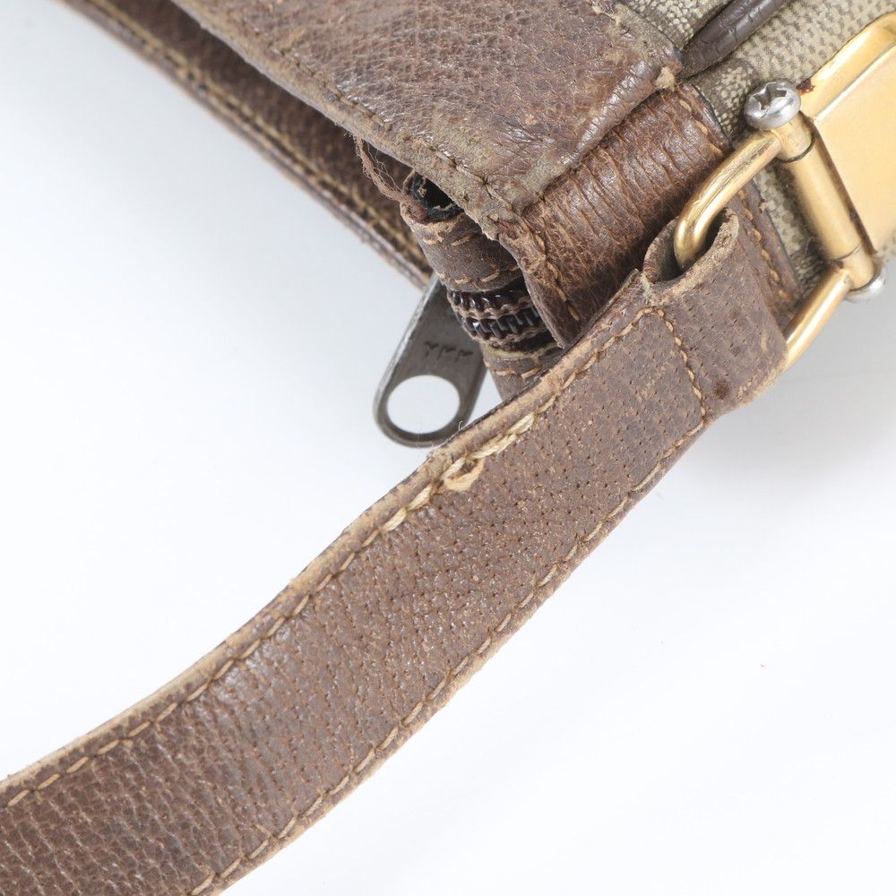 Gucci Vintage GG Supreme Leather Shoulder Bag Crossbody Hand Tote — view 9