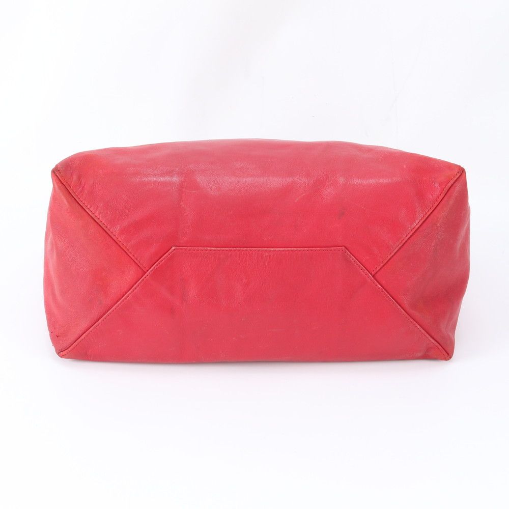 Celine Cabas Horizontal Lambskin Leather Tote Shoulder Hand — view 6