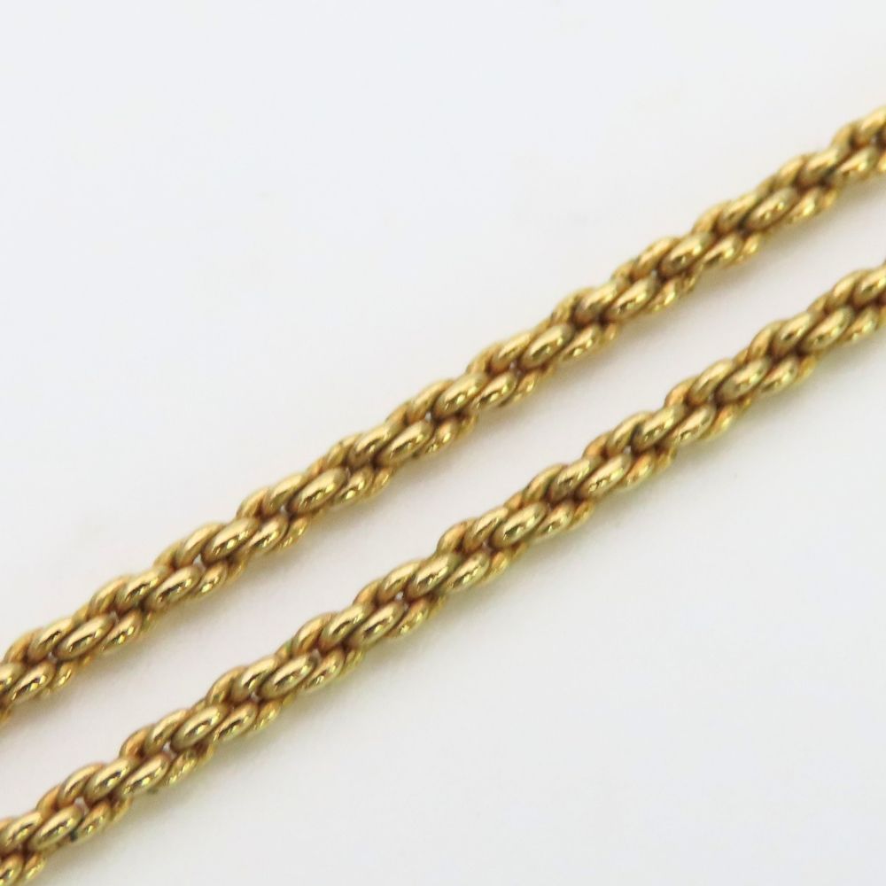 Dior Necklace CD Logo Metal Rhinestone Gold Plated Pendant — view 6