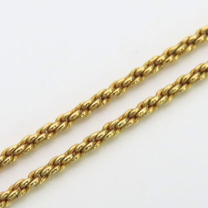 Dior Necklace CD Logo Metal Rhinestone Gold Plated Pendant — view 6