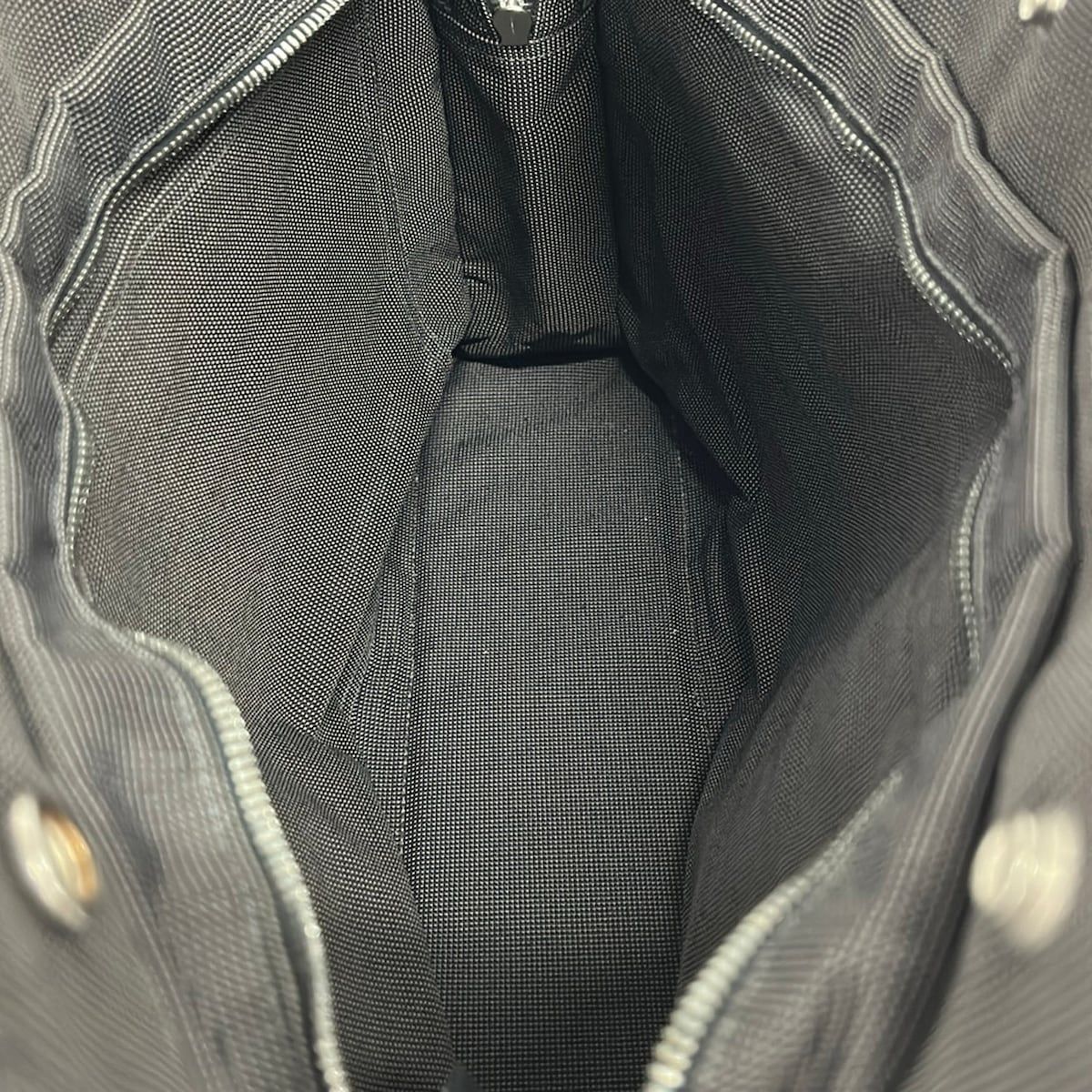 Hermes Handbag Her Line Tote MM Dark Gray Black Vintage — view 7
