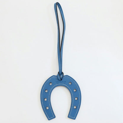 Hermes Heaven Paddock Cheval Horse Shoe Horseshoe Motif Bag Charm Leather — view 2