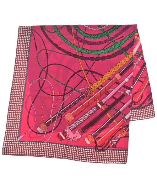 Hermes Bandana Scarf Brown