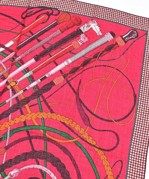 Hermes Bandana Scarf Brown — view 3
