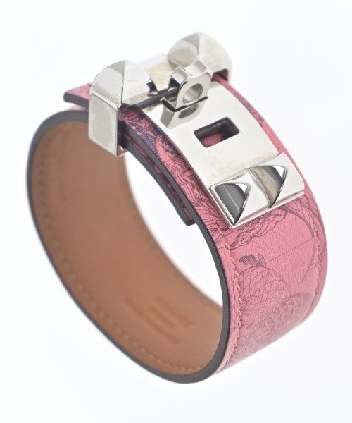 Hermes Bracelet Bangle Pink — view 3