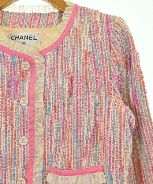 Chanel Collarless Jacket Pink — view 4