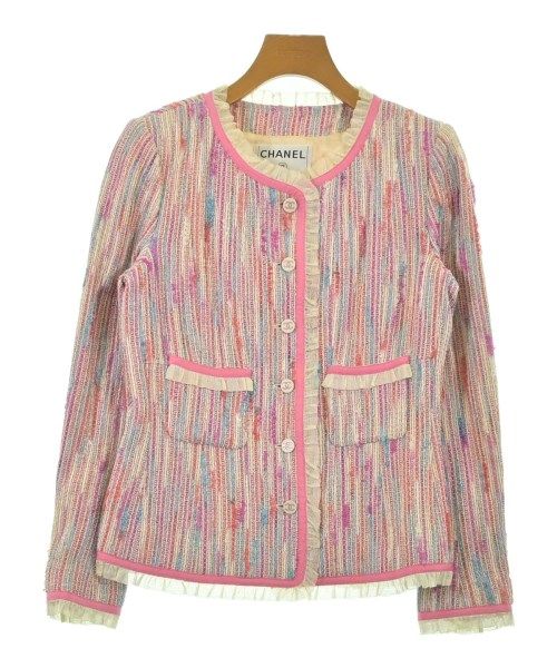 Chanel Collarless Jacket Pink