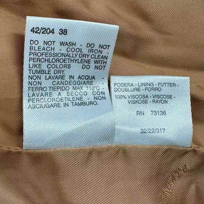 Max Mara Wool Long Belt Wrap Coat Beige 38 — view 8