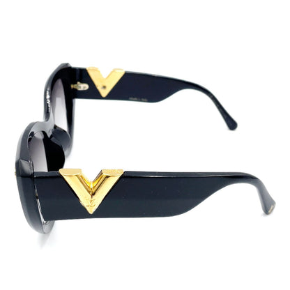 Louis Vuitton New Arrival My Fair Acetate Metal Gold Black Sunglasses Eyewear — view 5