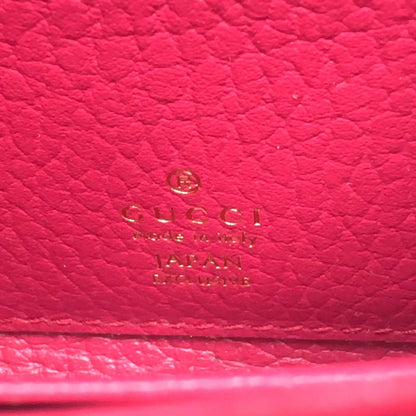 Gucci New Arrivals GG Marmot Leather Black Bordeaux Bifold Wallet Gold — view 5