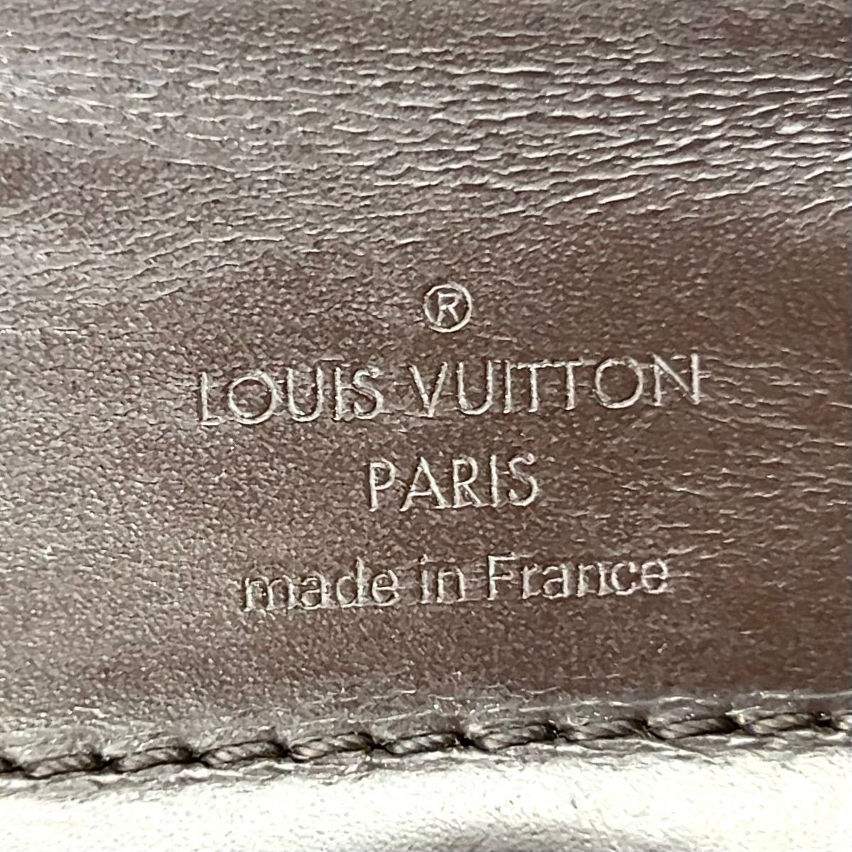 Louis Vuitton New Arrivals Sistine PM Damier Ebene Leather Brown Handbag Gold — view 4