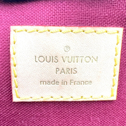 Louis Vuitton New Arrivals Petit Palais PM Monogram Leather Brown Handbag Gold — view 4