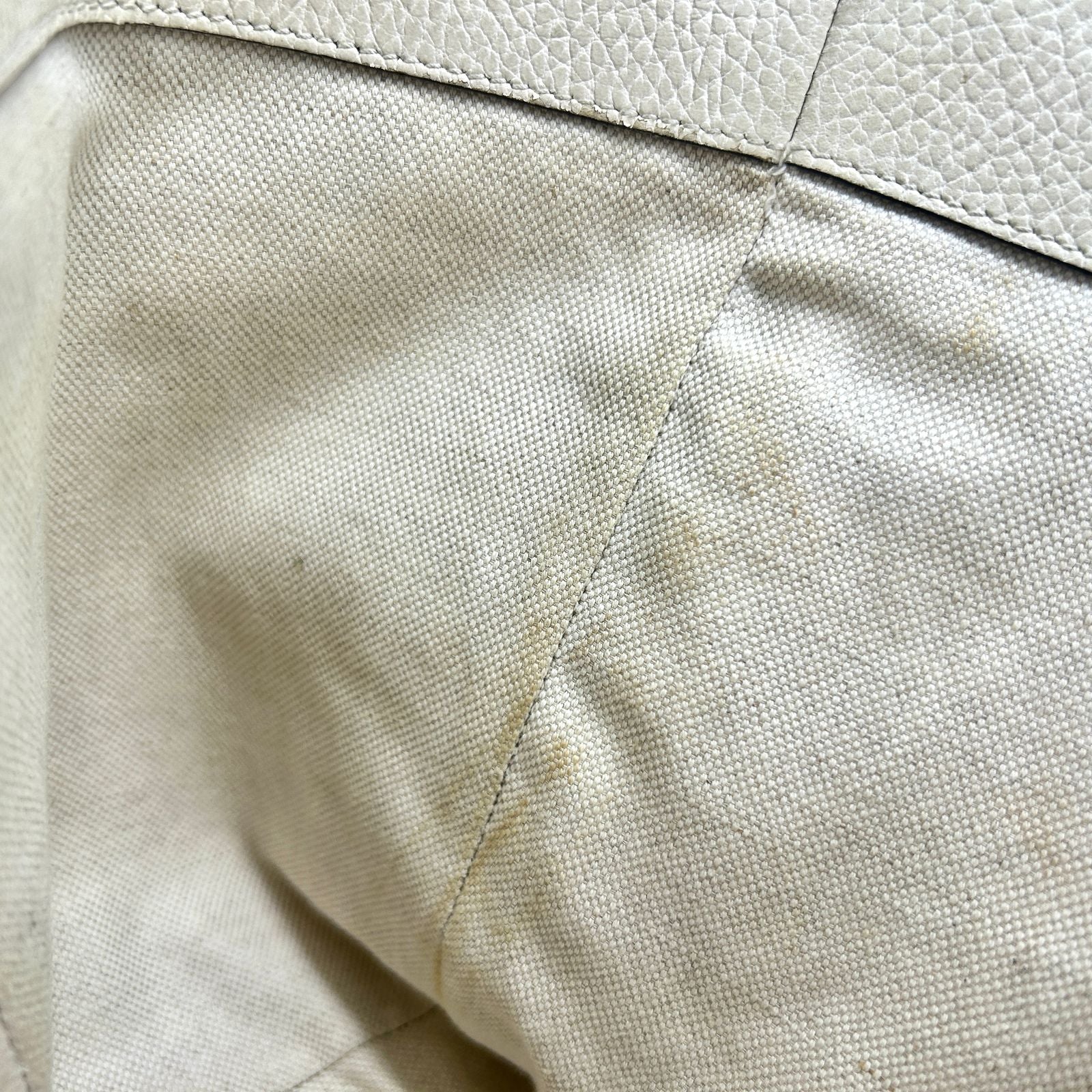 Gucci New Arrival Swing Leather Ivory Tote Gold — view 8
