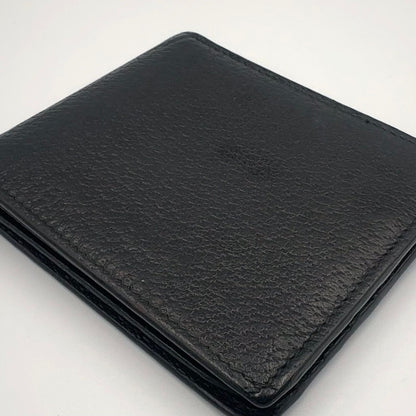 Gucci New Arrivals GG Marmont Leather Black Bifold Wallet Gold — view 8