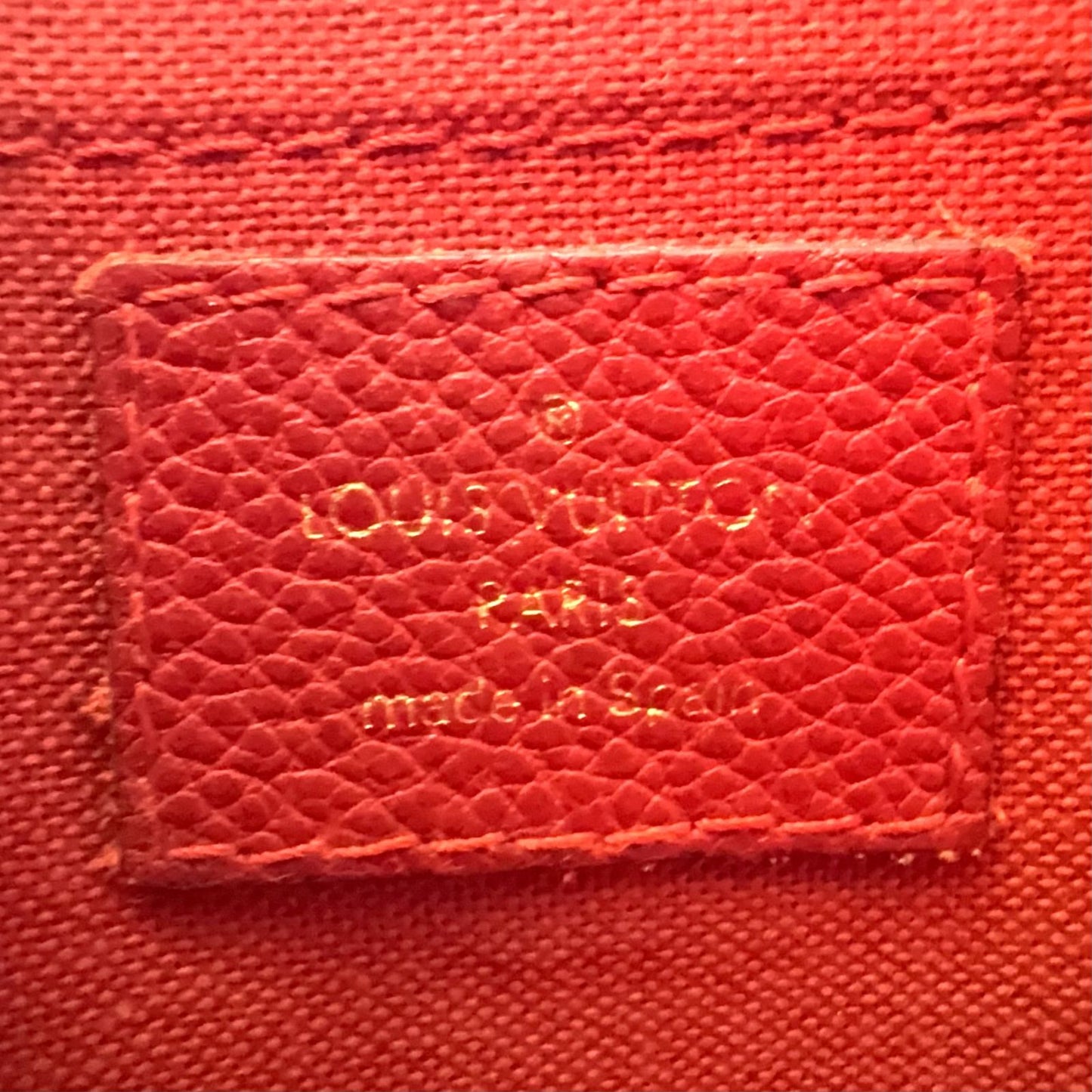Louis Vuitton New Arrivals Pallas Clutch Monogram Cerise Leather Brown — view 4