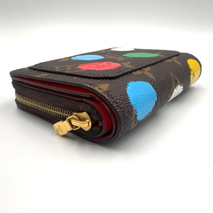 Louis Vuitton New Arrivals Portefeuille Yayoi Kusama Leather Brown Multicolor — view 5