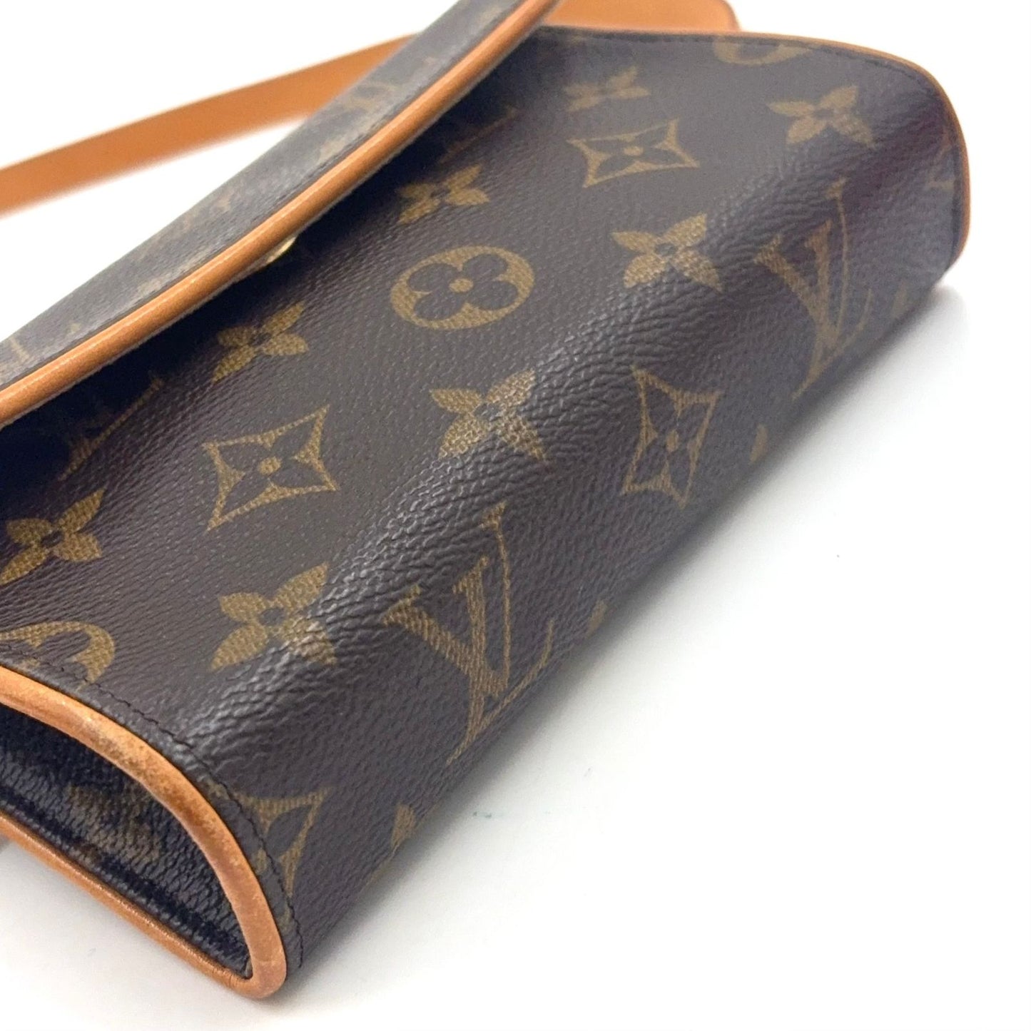 Louis Vuitton New Arrivals Pochette Twin PM Monogram XS Leather Brown Shoulder — view 9