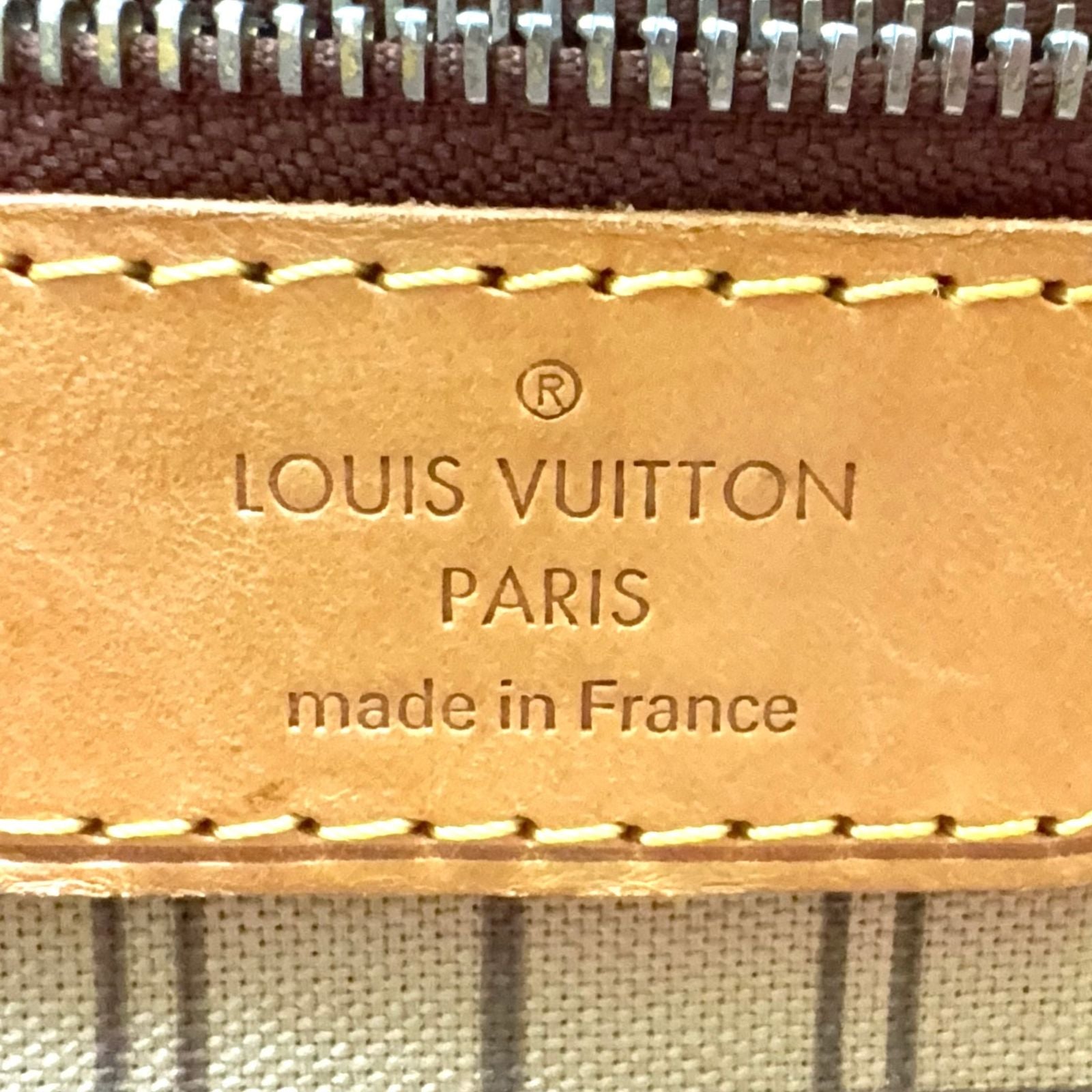 Louis Vuitton New Neverfull PM Monogram Leather Brown Tote Gold — view 4
