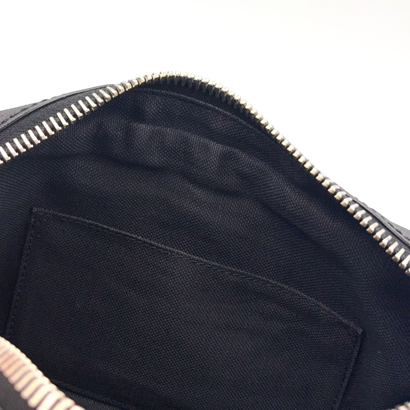 Gucci New Arrival GG Supreme Sherry Line Leather Black Belt Bag Silver — view 7