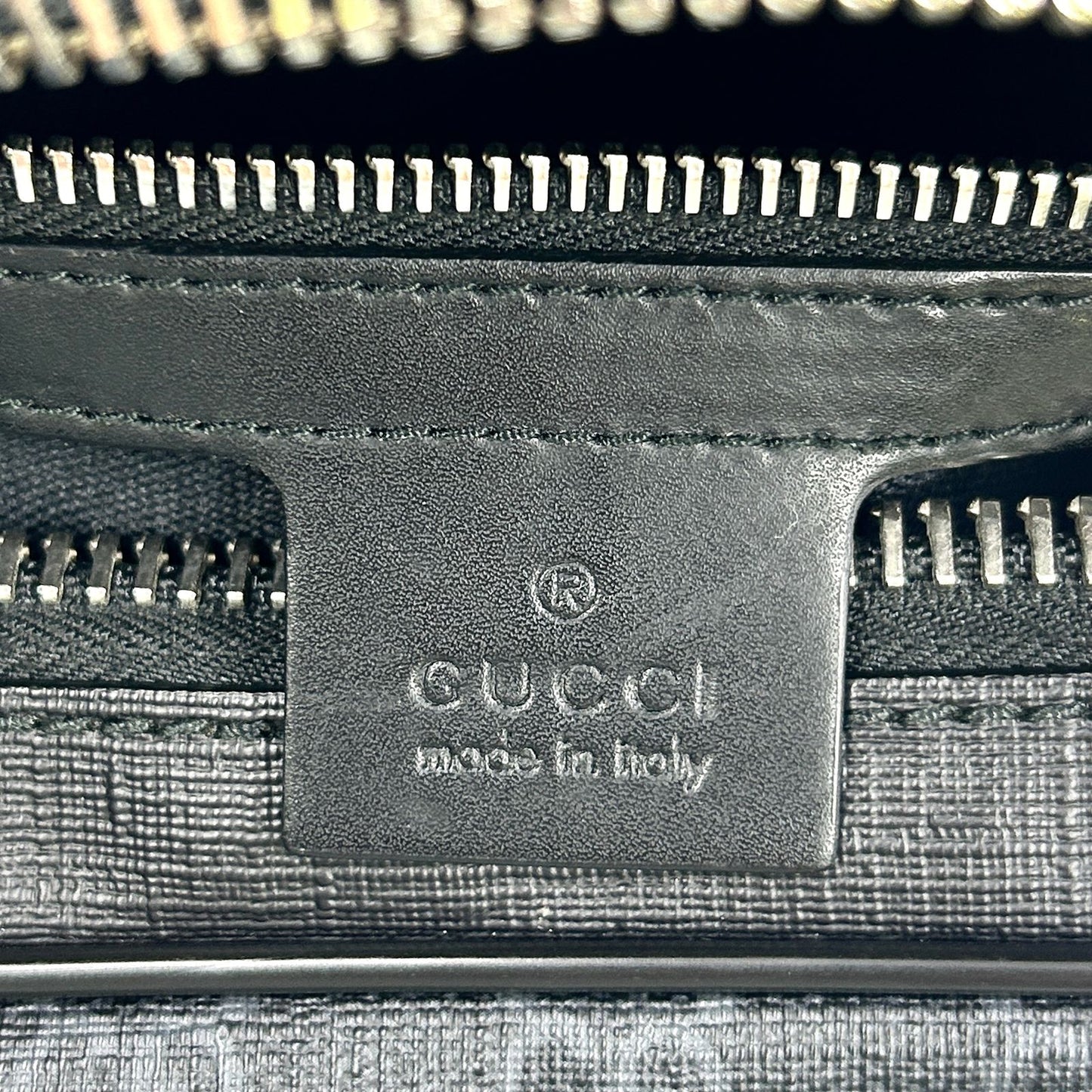 Gucci New Arrival GG Supreme Sherry Line Leather Black Belt Bag Silver — view 4