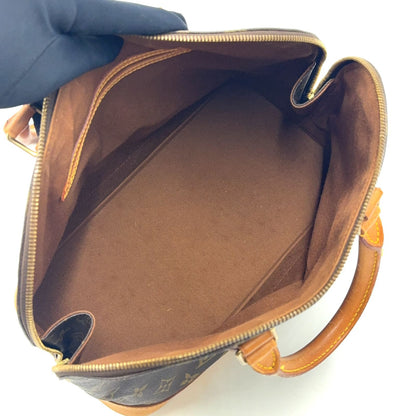 Louis Vuitton New Alma PM Monogram Leather Brown Light Handbag Gold — view 3
