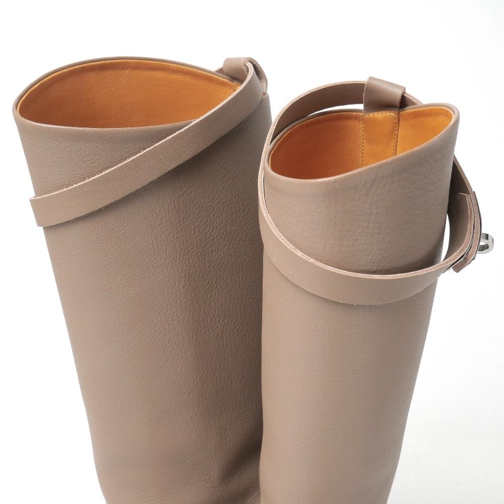 Hermes Jumping Short Boots 38 Kelly Ro Heels — view 5