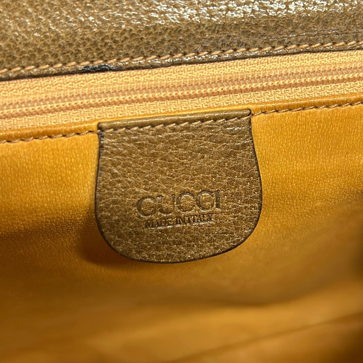 Gucci Handbag Ladylock Bamboo Dark Brown Leather — view 8