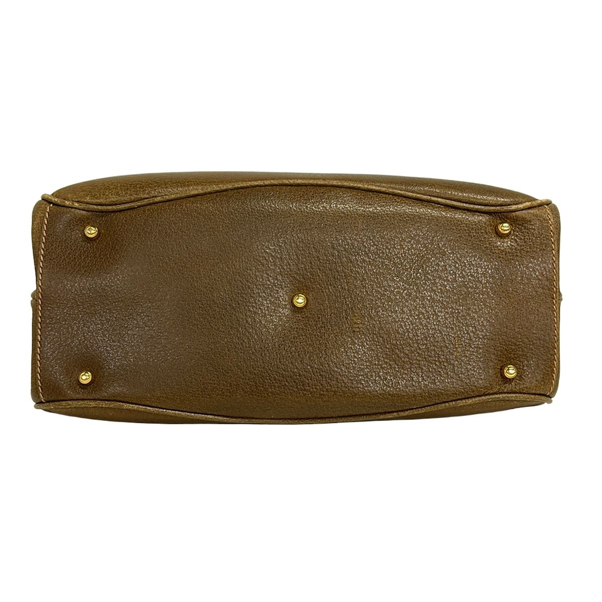 Gucci Handbag Ladylock Bamboo Dark Brown Leather — view 5
