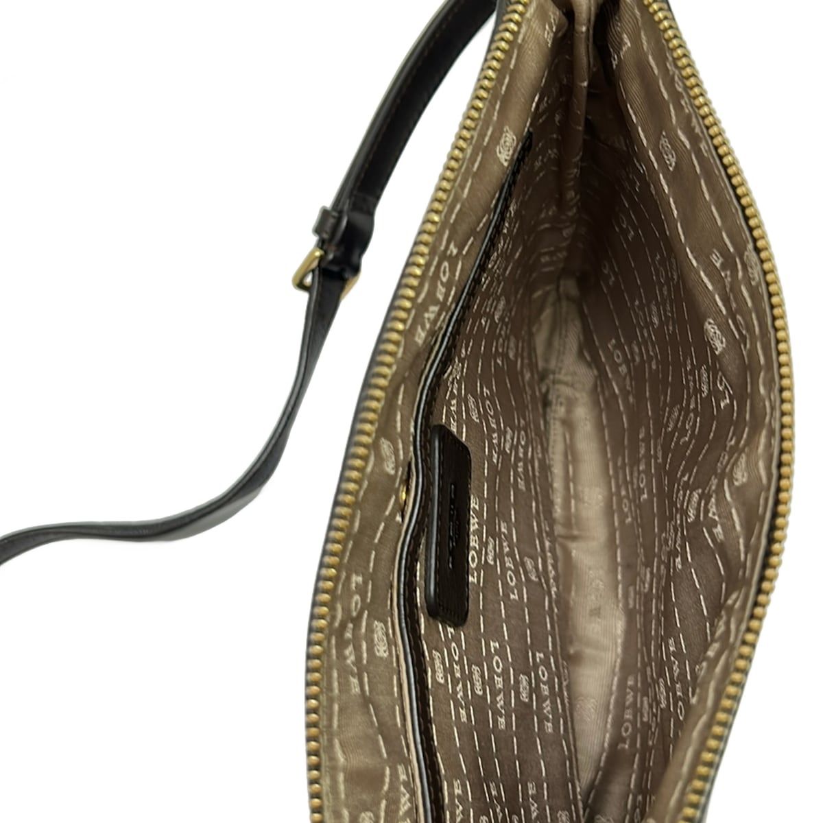 Loewe Shoulder Bag Heritage Dark Brown Depth Crossbody Leather — view 7