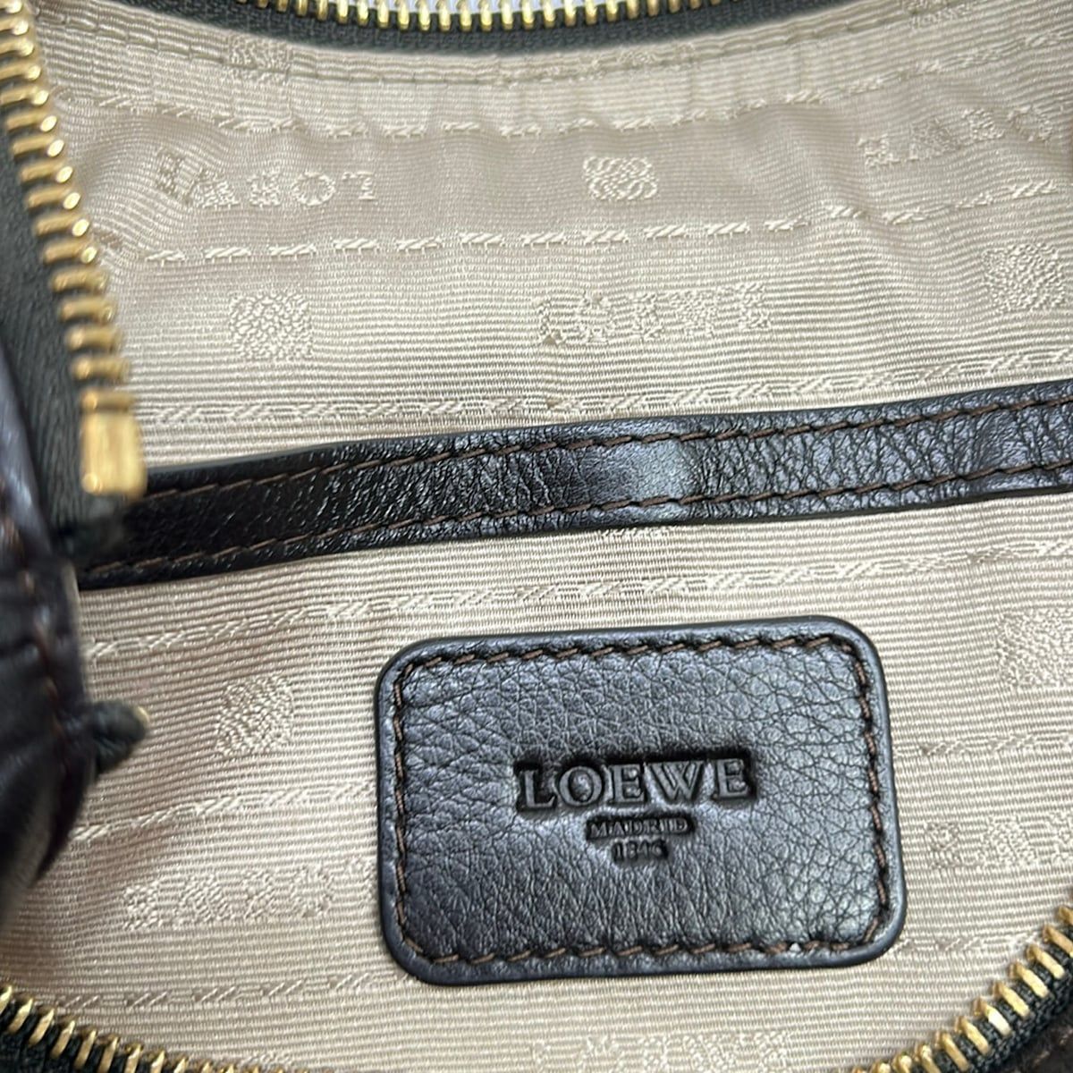 Loewe Shoulder Bag Heritage Dark Brown Depth Crossbody Leather — view 8