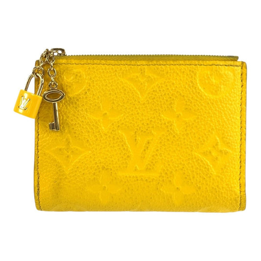 Louis Vuitton Monogram Empreinte Portefeuille Lisa Fold Wallet Compact