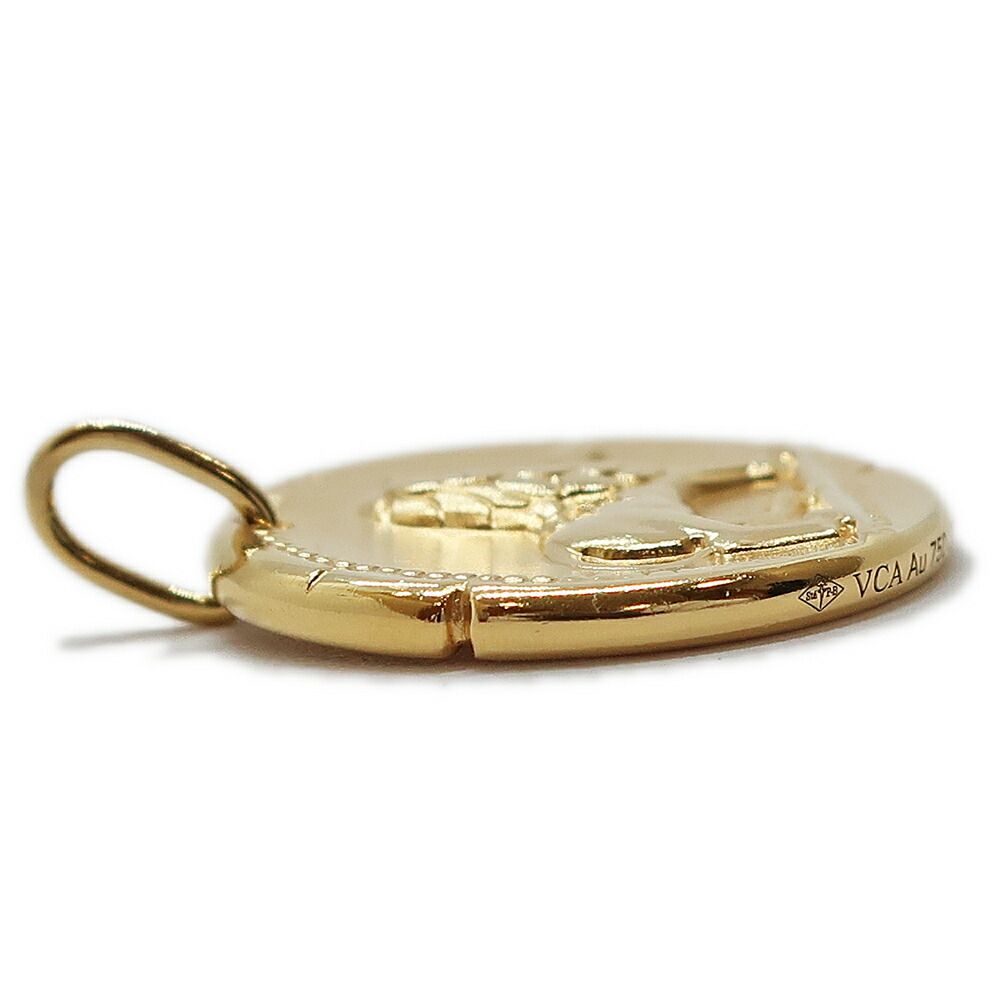 Van Cleef & Arpels Heaven Zodiac Medal Leonis Leo Pendant — view 3