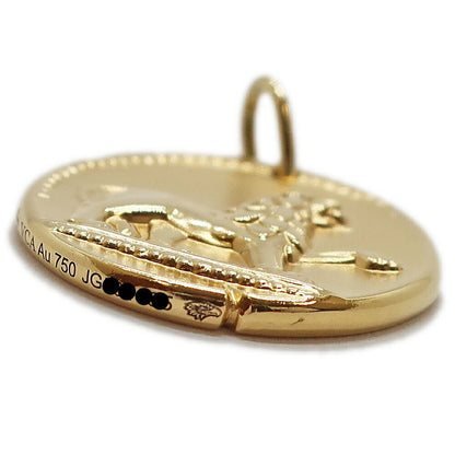 Van Cleef & Arpels Heaven Zodiac Medal Leonis Leo Pendant — view 6