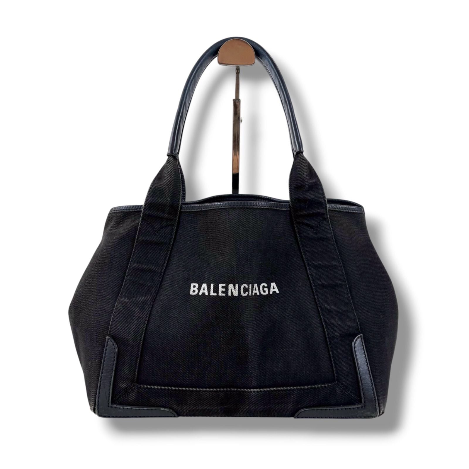 Balenciaga Navy Cabas S Mini Tote Black — view 2