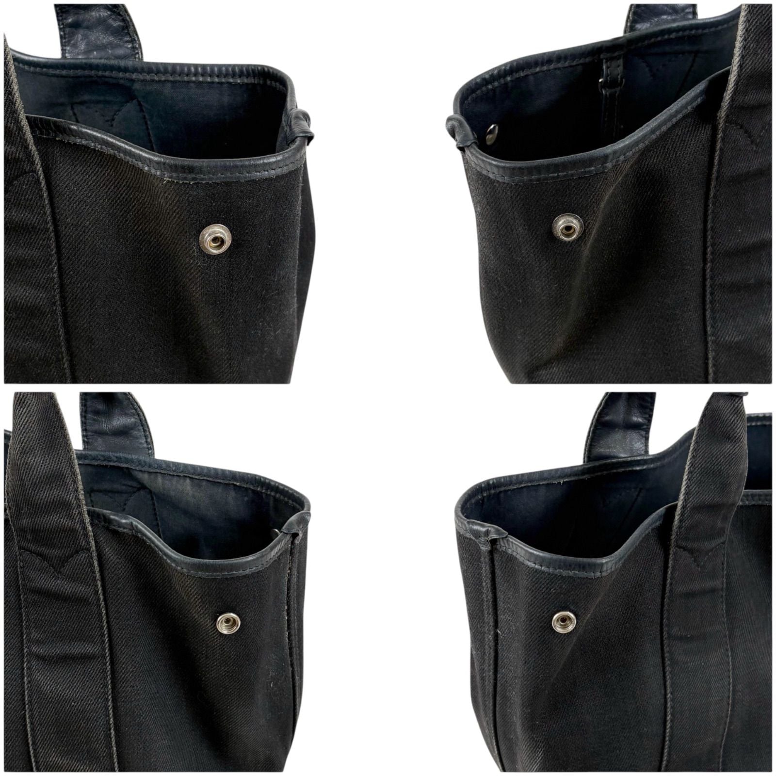 Balenciaga Navy Cabas S Mini Tote Black — view 7