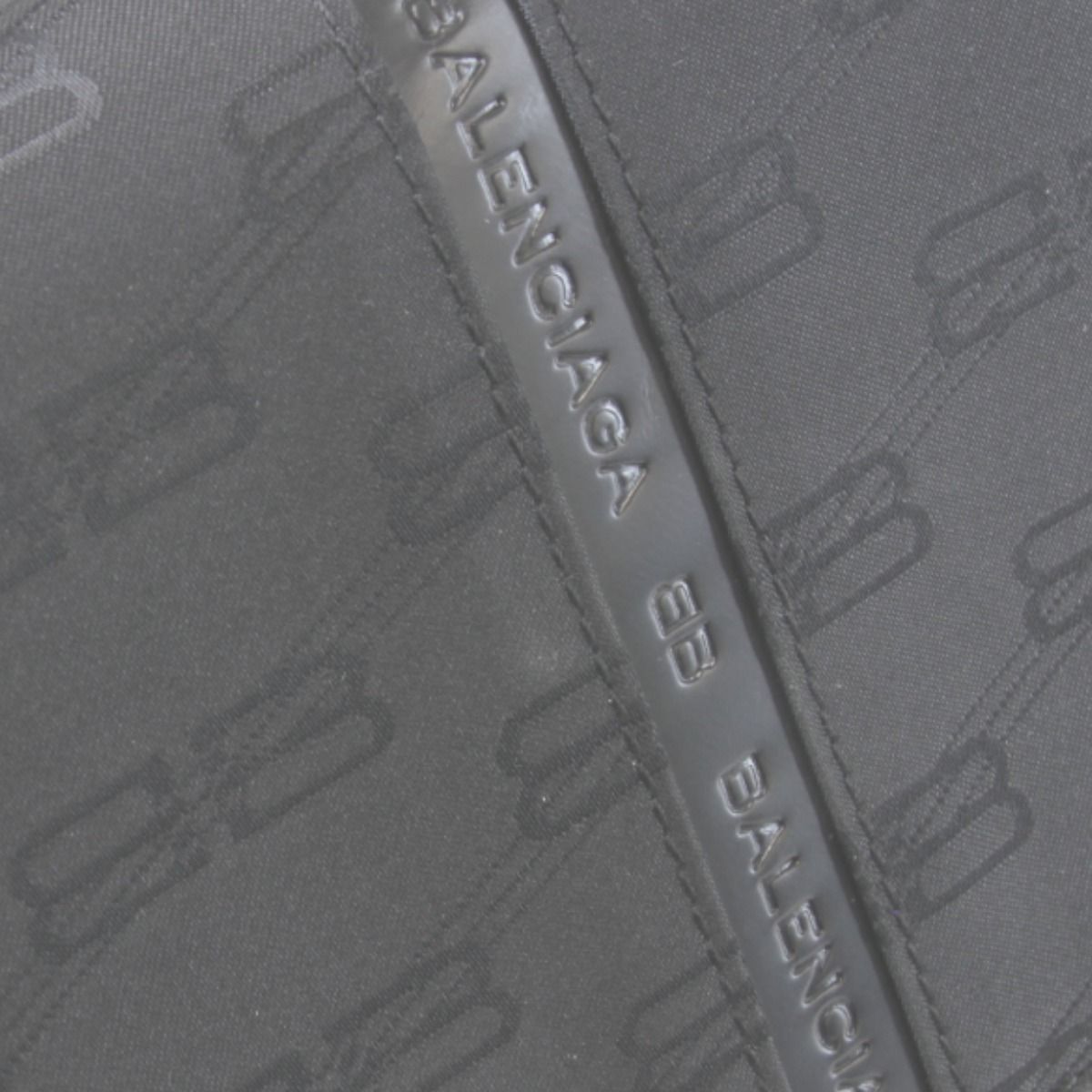 Balenciaga Shoulder BB Monogram Bag Nylon Black — view 5