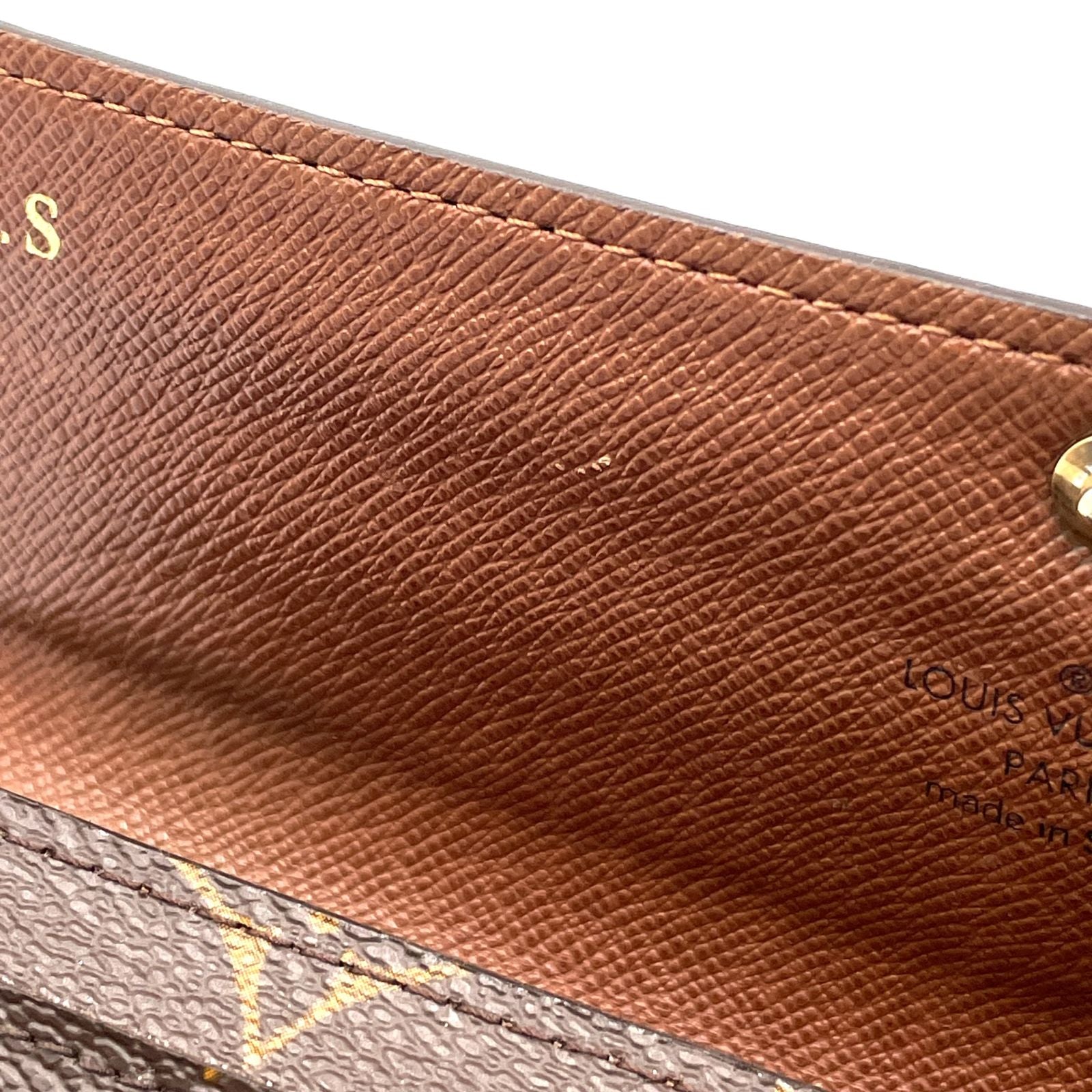 Louis Vuitton Limited Portefeuille Sarah Monogram Initial Available Leather — view 6