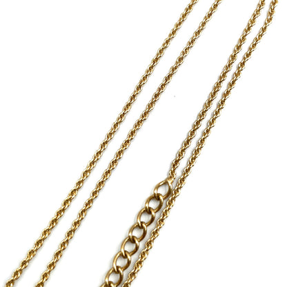 Dior Limited CD Logo Color Stone Clear Gold Necklace — view 6