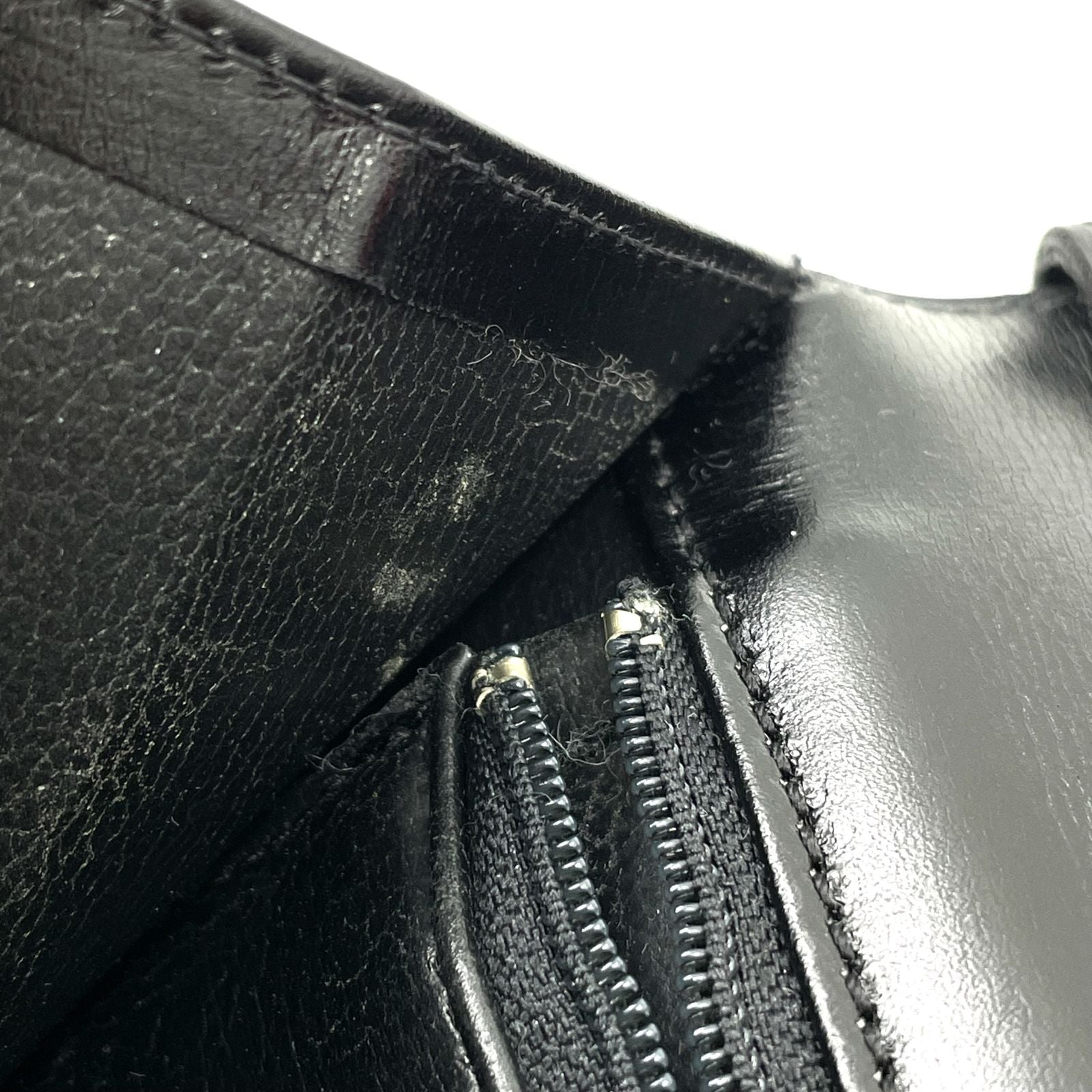 Dior Limited CD Logo Leather Black Shoulder Bag Gold — view 5