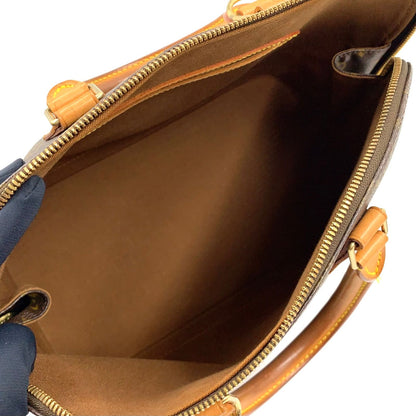 Louis Vuitton Limited Alma PM Monogram Leather Brown Light Handbag Gold — view 3
