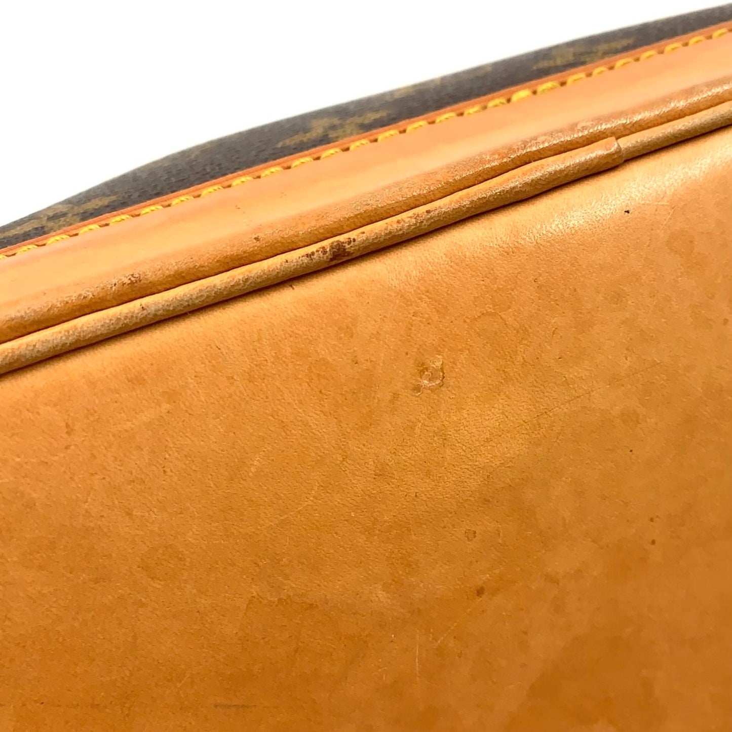 Louis Vuitton Limited Alma PM Monogram Leather Brown Light Handbag Gold — view 8