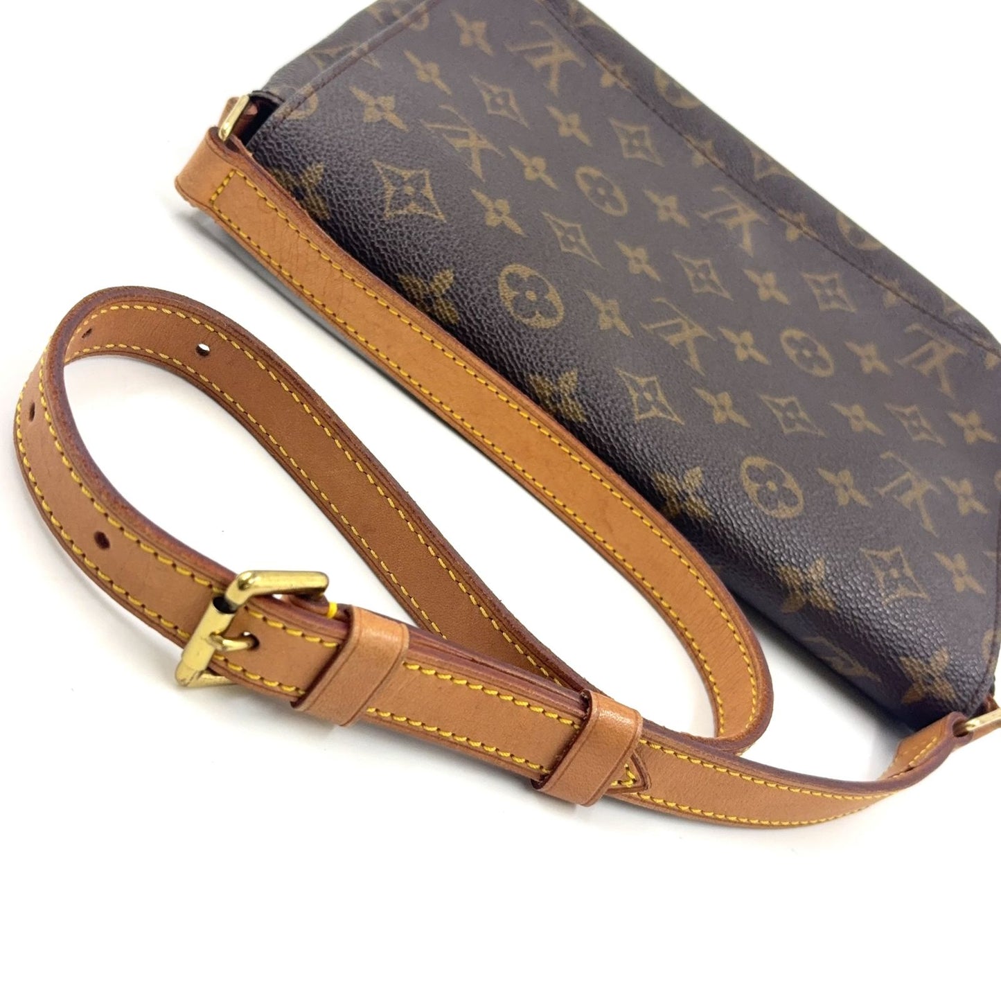 Louis Vuitton Limited Musette Tango Short Strap Monogram Leather Brown Shoulder — view 9