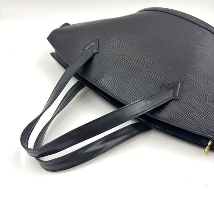 Louis Vuitton Limited Saint Jacques Epi Noir Leather Black Handbag Gold — view 5