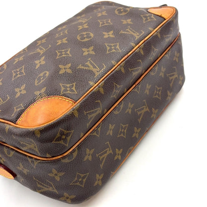 Louis Vuitton Limited Nile Monogram Leather Brown Shoulder Bag Gold — view 5