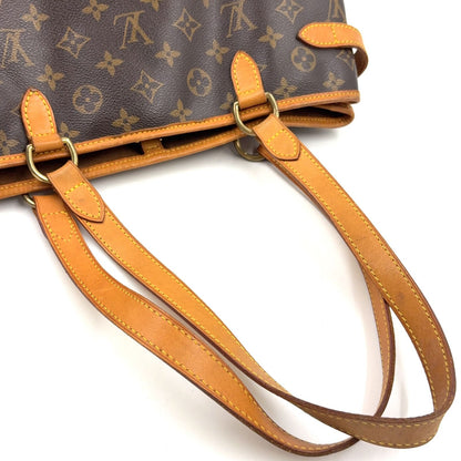 Louis Vuitton Limited Batignolles Oriental Monogram Leather Brown Tote Gold — view 6