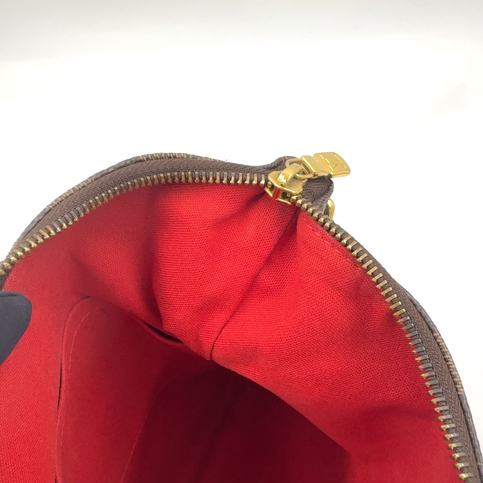 Louis Vuitton Limited Blue Msbeli PM Damier Ebene Leather Brown Shoulder — view 7